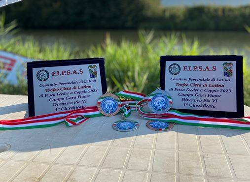 Pesca Sportiva a Tecnica Fedeer, Roccatani e Lorenzetti vincono il Trofeo Città di Latina