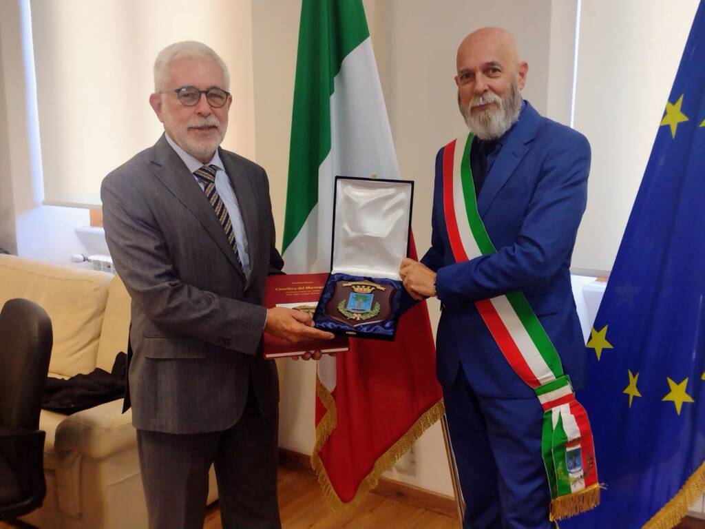 L’Ambasciatore del Perù in visita a Civitavecchia