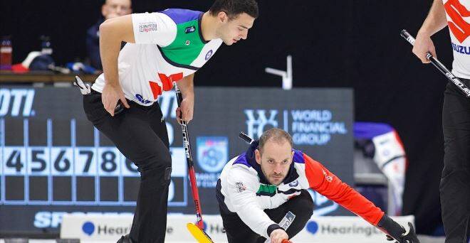 Europei di Curling, l’Italia Maschile cede in semifinale: giocherà per il bronzo