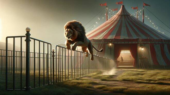 Leone circo