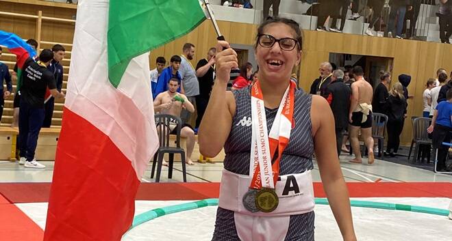 Sumo Under 18, agli Europei Rosalia Mutolo è argento individuale