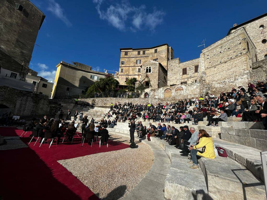 Terracina, inaugurato il Teatro Romano