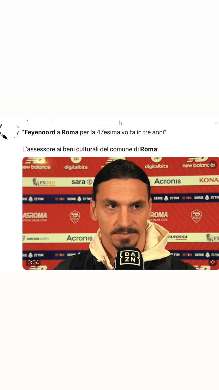 Feyenoord-Roma, il web si scatena: i meme più divertenti