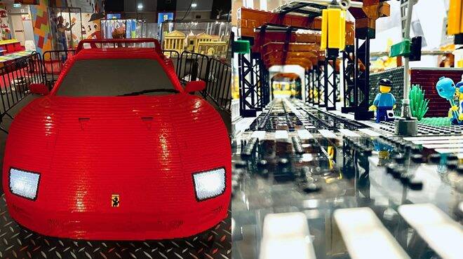 Fiumicino, dalla Cappella Sistina alla Ferrari: si arricchisce la mostra dei Lego