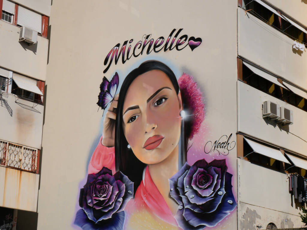 A Roma inaugurato il murales per Michelle Causo, la 17enne vittima di femminicidio