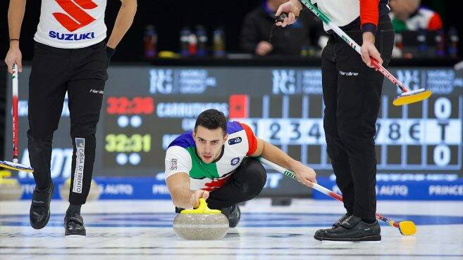 WFG Masters di Curling, cruciale vittoria dell’Italia Maschile: ora la fase a eliminazione diretta