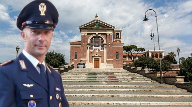 Ostia omaggia Sergio Di Loreto: una targa ed una messa per il poliziotto morto ad Abbasanta