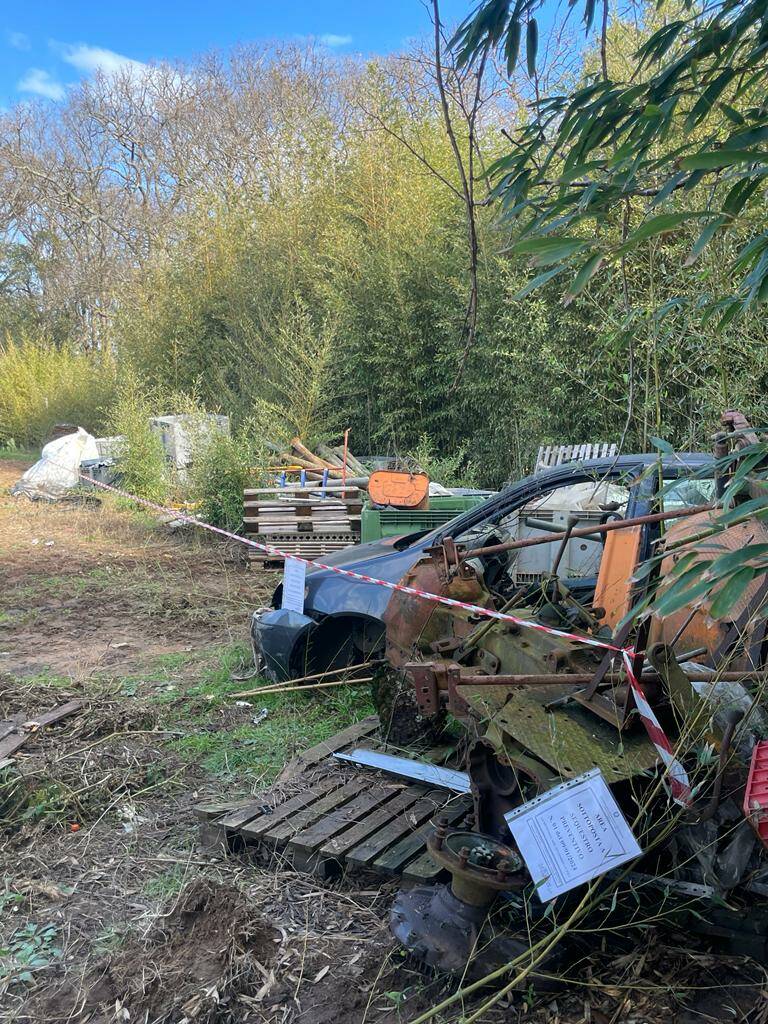 Sabaudia, sequestrata una discarica abusiva nel Parco del Circeo