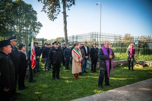 Giornata della Memoria, a Palidoro l’omaggio a Salvo D’Acquisto: depositata una corona di fiori