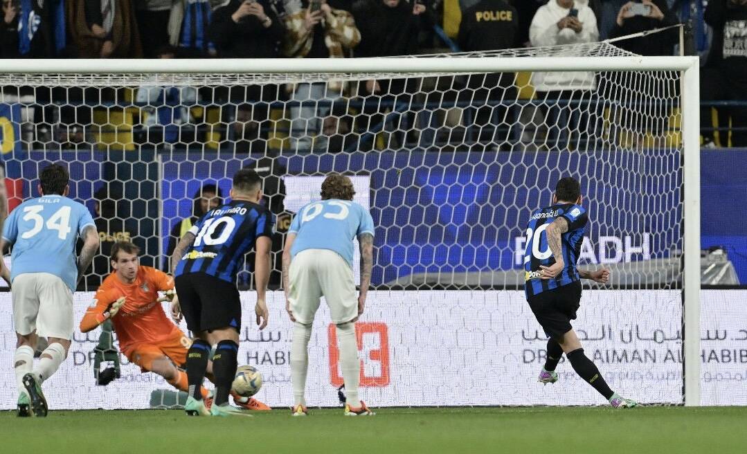 Lazio travolta dall’Inter: Inzaghi in finale di Supercoppa