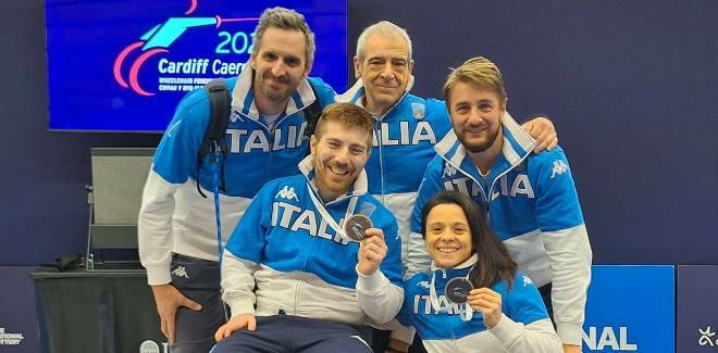 Scherma Paralimpica, Pasquino e Dei Rossi conquistano il bronzo in Coppa del Mondo