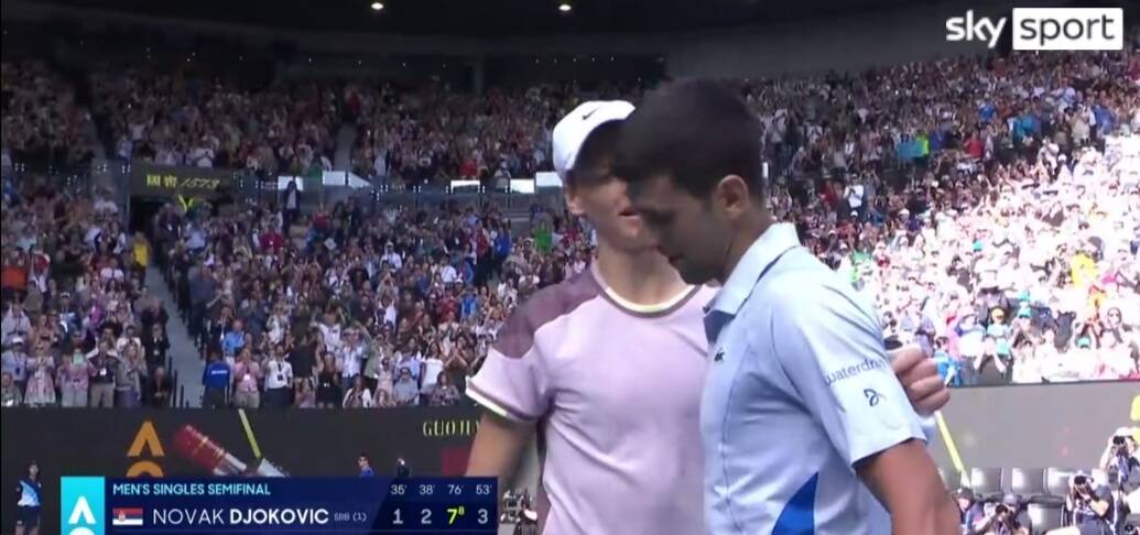 Australian Open 2024, Djokovic: “Sinner è stato dominante. Ho giocato male”