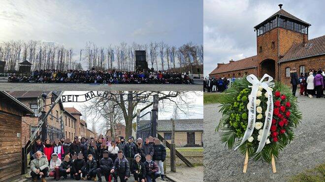 Studenti Terracina ad Auschwitz