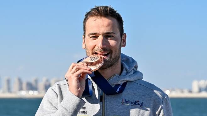 Mondiali Nuoto di Fondo, Acerenza è bronzo nei 5 km: “Ripaga del podio mancato nella 10”