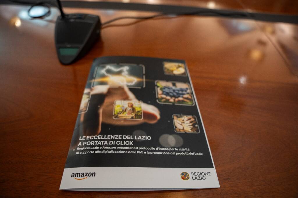 I prodotti d’eccellenza della Regione Lazio in vetrina su Amazon: siglato l’accordo