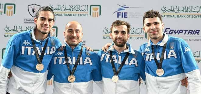 Coppa del Mondo di Fioretto, super Italia a Il Cairo: oro al team maschile, argento al femminile