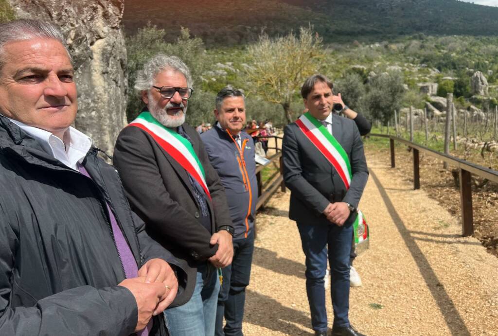 Il Sindaco di Terracina all’inaugurazione del sentiero “La Cattedrale di Camposoriano”