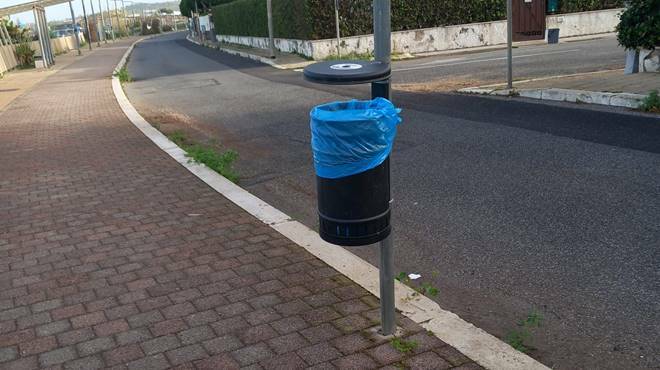 Santa Marinella, nuovi cestini per i piccoli rifiuti su tutto il territorio comunale