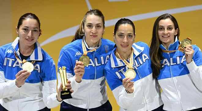 Coppa del Mondo di Spada, l’Italia Femminile fa uno splendido oro a squadre