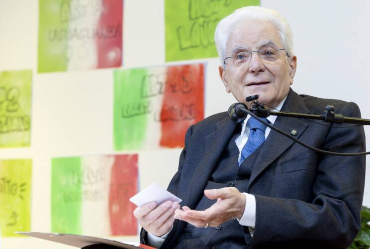 Mattarella in visita al Punto Luce delle Arti di Ostia Ponente