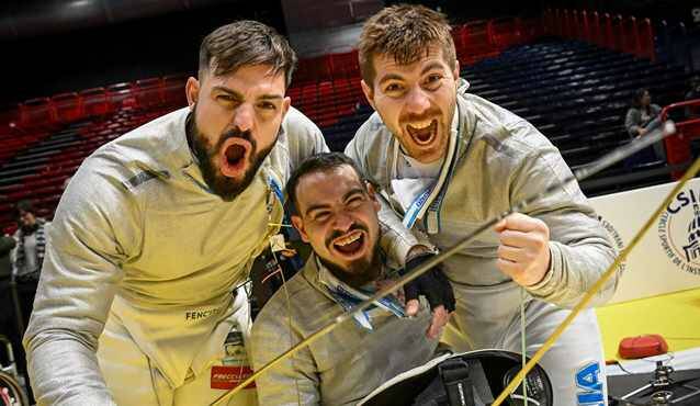 Europei di Scherma Paralimpica, l’Italia della sciabola maschile è medaglia di bronzo