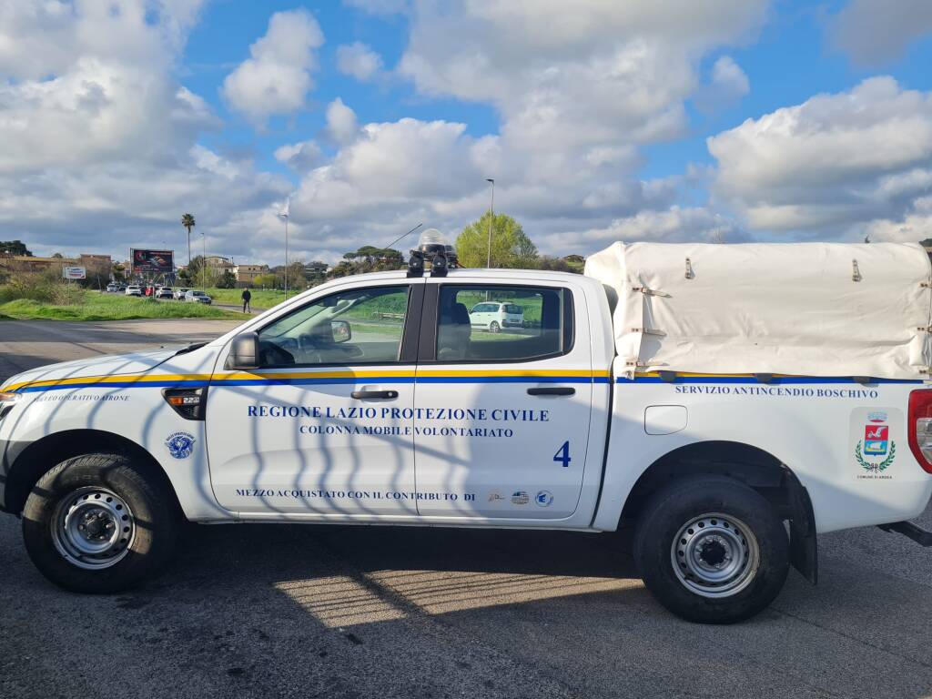 Un nuovo Pick-up per la Protezione Civile di Ardea