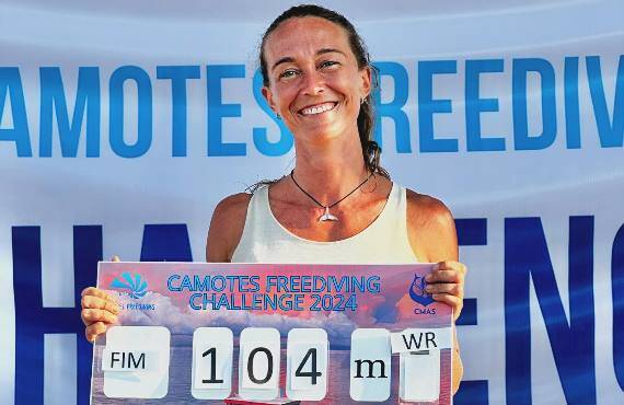 Apnea, Zecchini è eccezionale nel Freediving Challenge: l’atleta romana fa il record mondiale