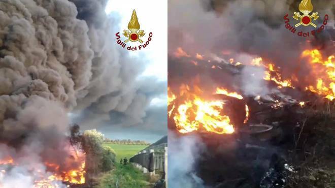 Incendio e nube tossica ad Ardea: scatta l’ordinanza del Sindaco