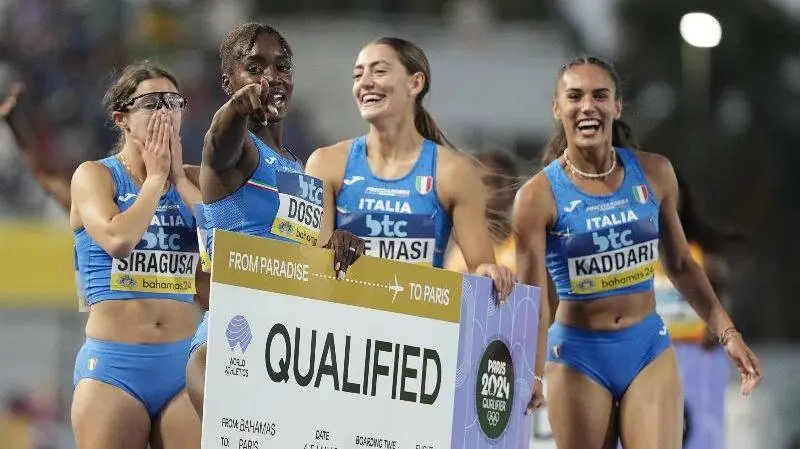 World Relays 2024, l’Italia stacca il quarto pass olimpico: la 4×100 femminile vola a Parigi