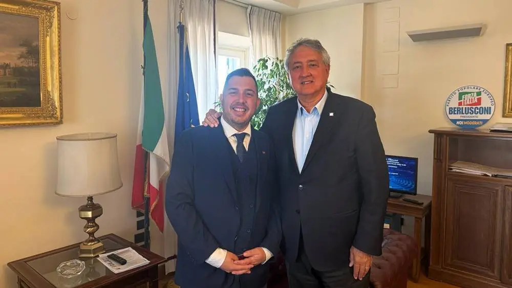 Fiumicino, Alessio Coronas (Forza Italia) incontra il capogruppo alla Camera Paolo Barelli