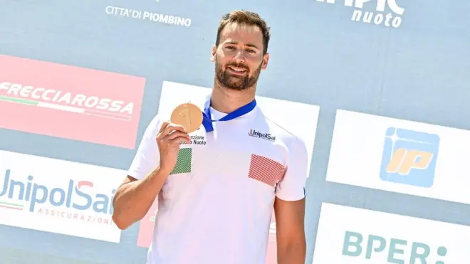 Coppa Len di Nuoto di Fondo, Domenico Acerenza conquista la 10 km di Piombino