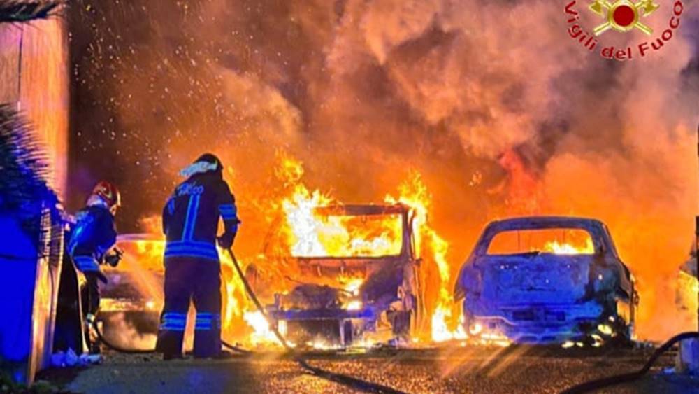 Incendio Santa Marinella