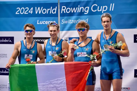 Coppa del Mondo di Canottaggio, Lucerna d’oro per l’Italia: doppio pesi leggeri e PR1 sul primo gradino