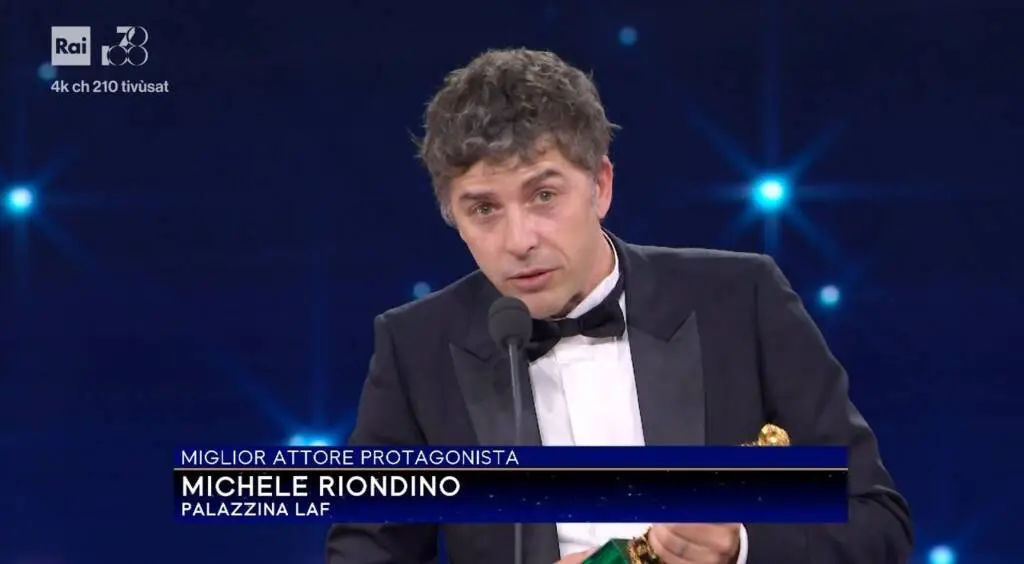 David di Donatello 2024, Michele Riondino premiato come miglior attore protagonista