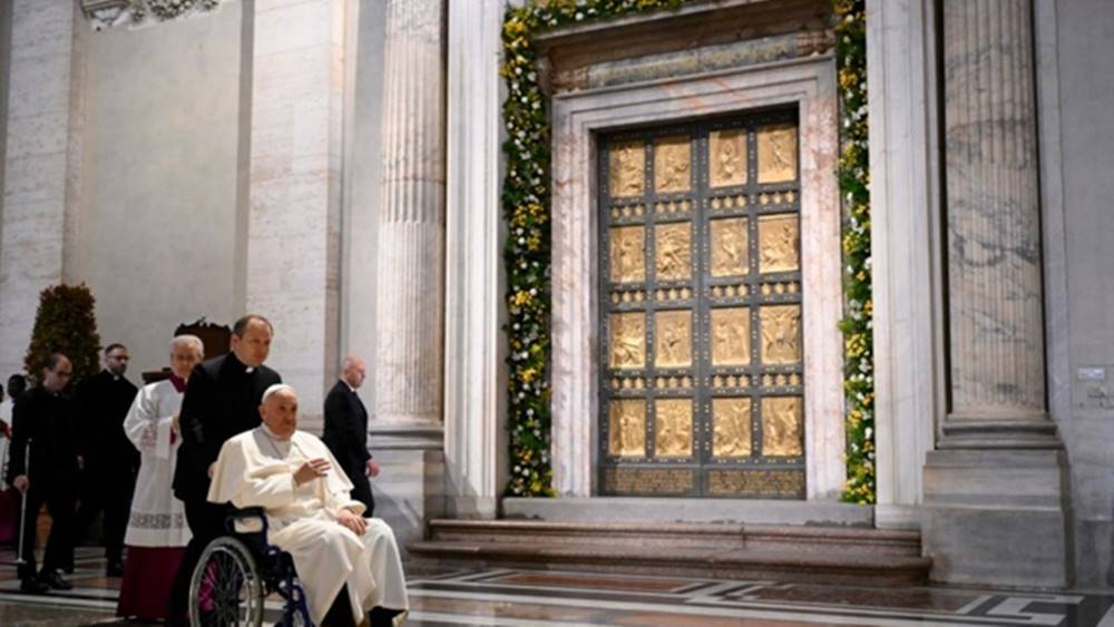 Papa Porta Santa @Vatican media