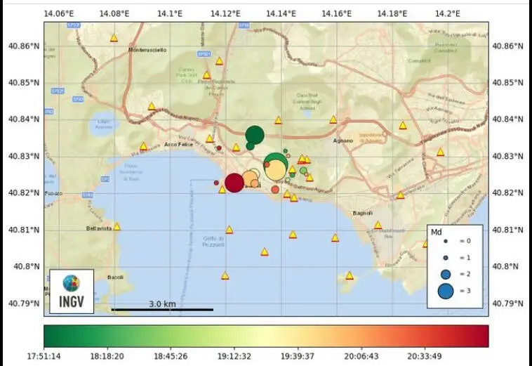 Terremoto ai Campi Flegrei: magnitudo 4.4, è la scossa più forte degli ultimi 40 anni