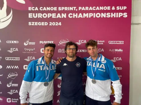 Fiamme Gialle Canoa Velocità, Penato e Lanciotti conquistano uno splendido bronzo europeo