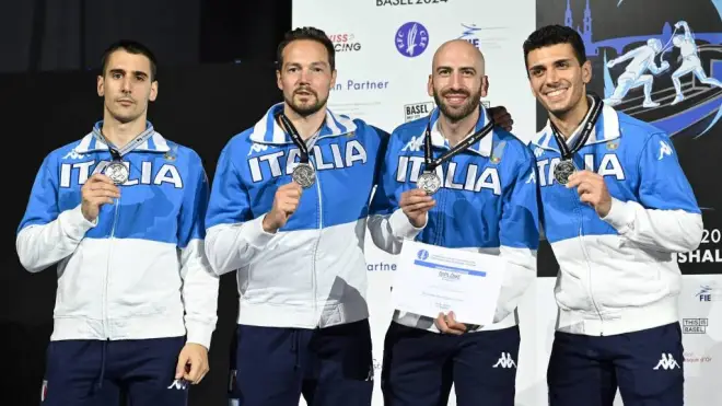 Europei di Scherma 2024, l’Italia Maschile della Spada è argento: gli Azzurri fanno 10 medaglie in totale