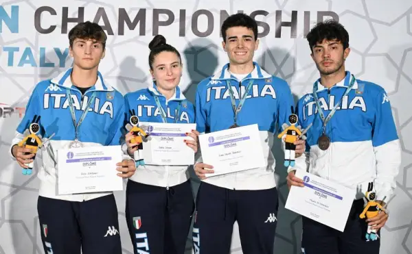 Europei di Scherma Under 23, Italia da favola nella prima giornata: fa poker sul podio