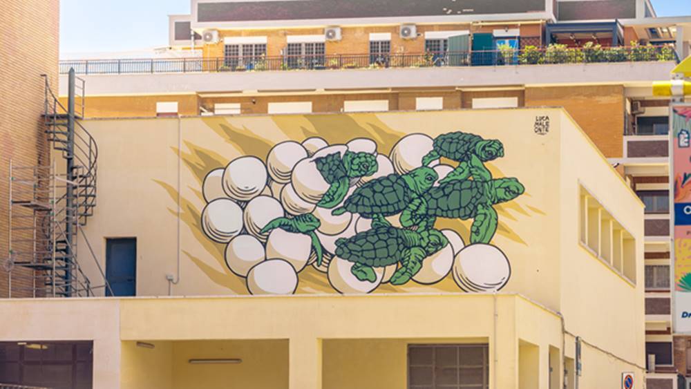 Murale Ostia tartarughe marine