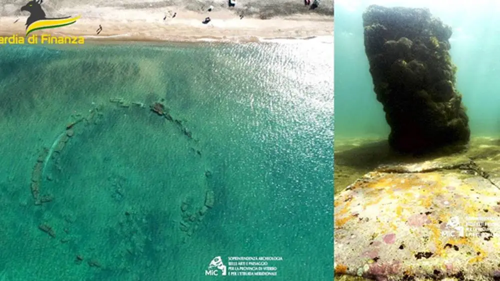 Villa romana sommersa nei fondali di Campo di Mare: le operazioni di restauro