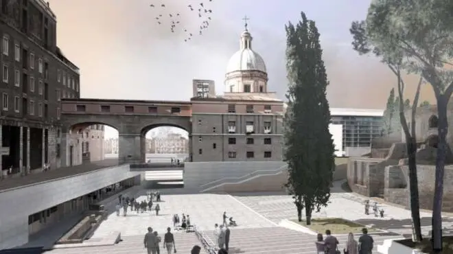 Giubileo, piazza Augusto Imperatore: a fine anno apre il primo lotto
