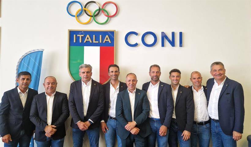 Presentazione squadre Italia alle Olimpiadi e Paralimpiadi Foto federciclismo.it