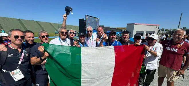 Olimpiadi di Parigi 2024, l’Italia dello Skeet Misto è oro: Bacosi-Rossetti battono gli Stati Uniti