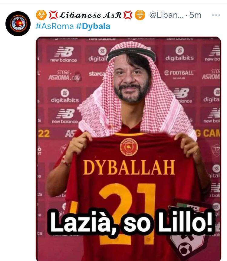 Fotogallery &#8211; Dybala resta alla Roma: meme e commenti esilaranti