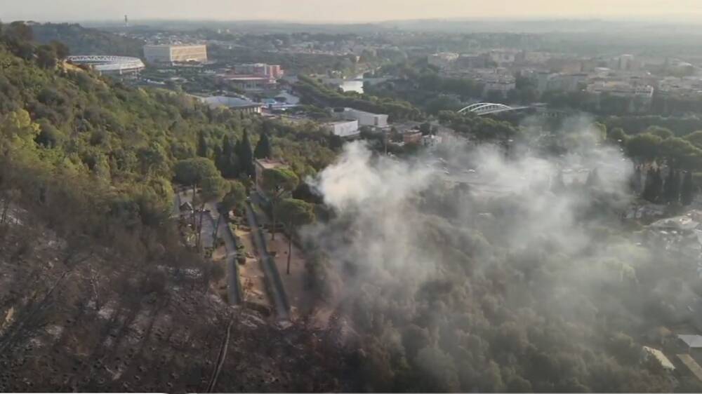 incendio Monte Mario