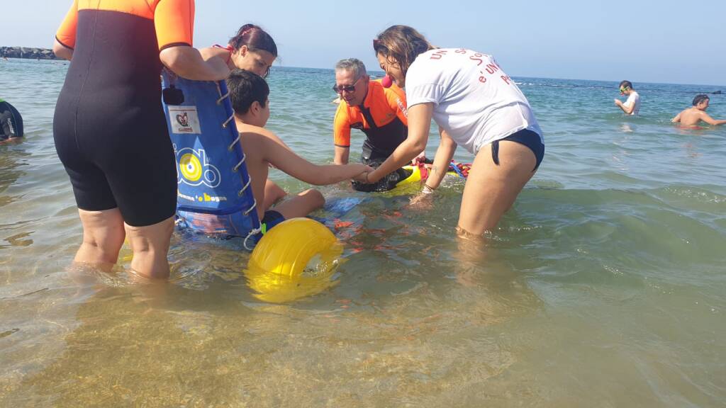 Sorrisi e inclusività: al Buena Onda Focene il mare è per tutti