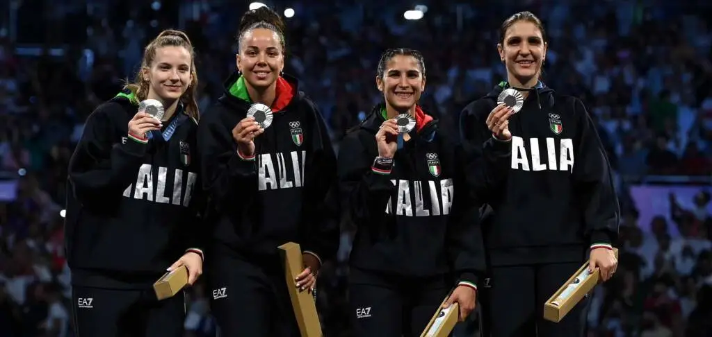 Olimpiadi di Parigi 2024, l’Italia del Fioretto Femminile conquista l’argento