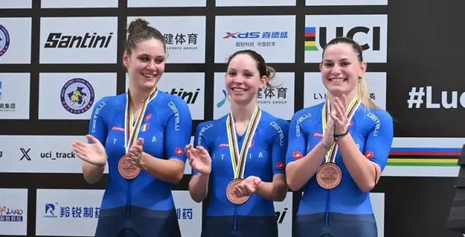 Ciclismo Juniores Femminile, l’Italia conquista due medaglie di bronzo ai Mondiali