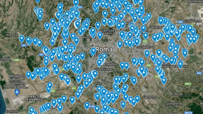 Roma “invasa” da discariche abusive: la mappa interattiva di Legambiente